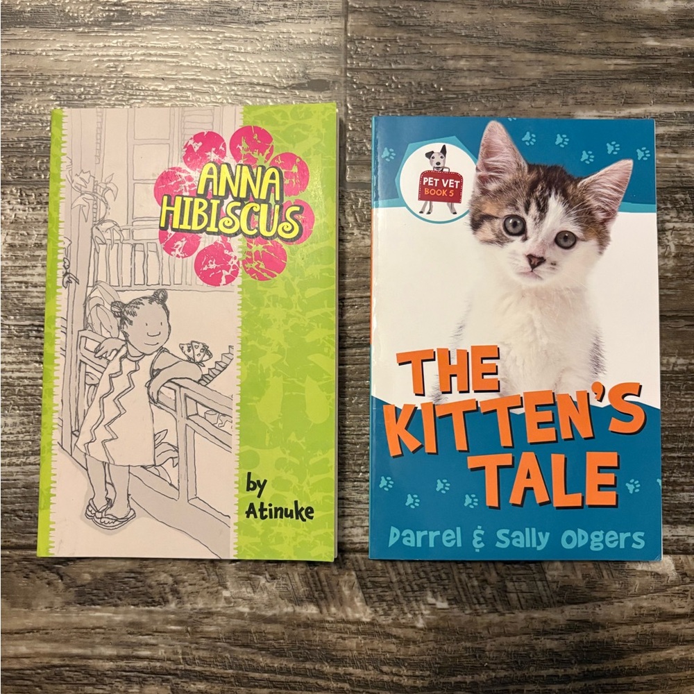 Children books The Kittens Tale and Anna Hibiscus